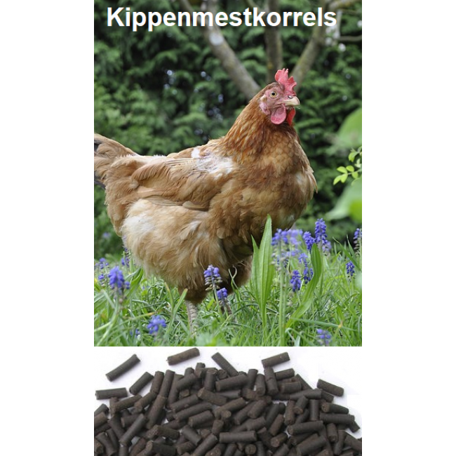 Kippenmestkorrels zak van 25 kg