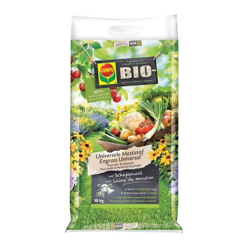 Compo BIO universele meststof (10 kg)