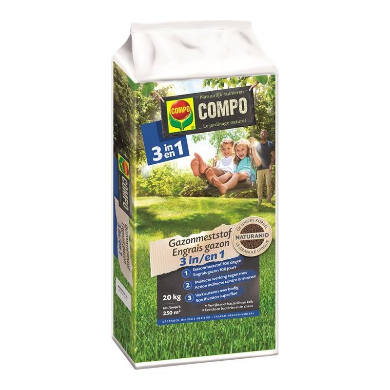 Gazonmeststof (3 in 1) 20 kg