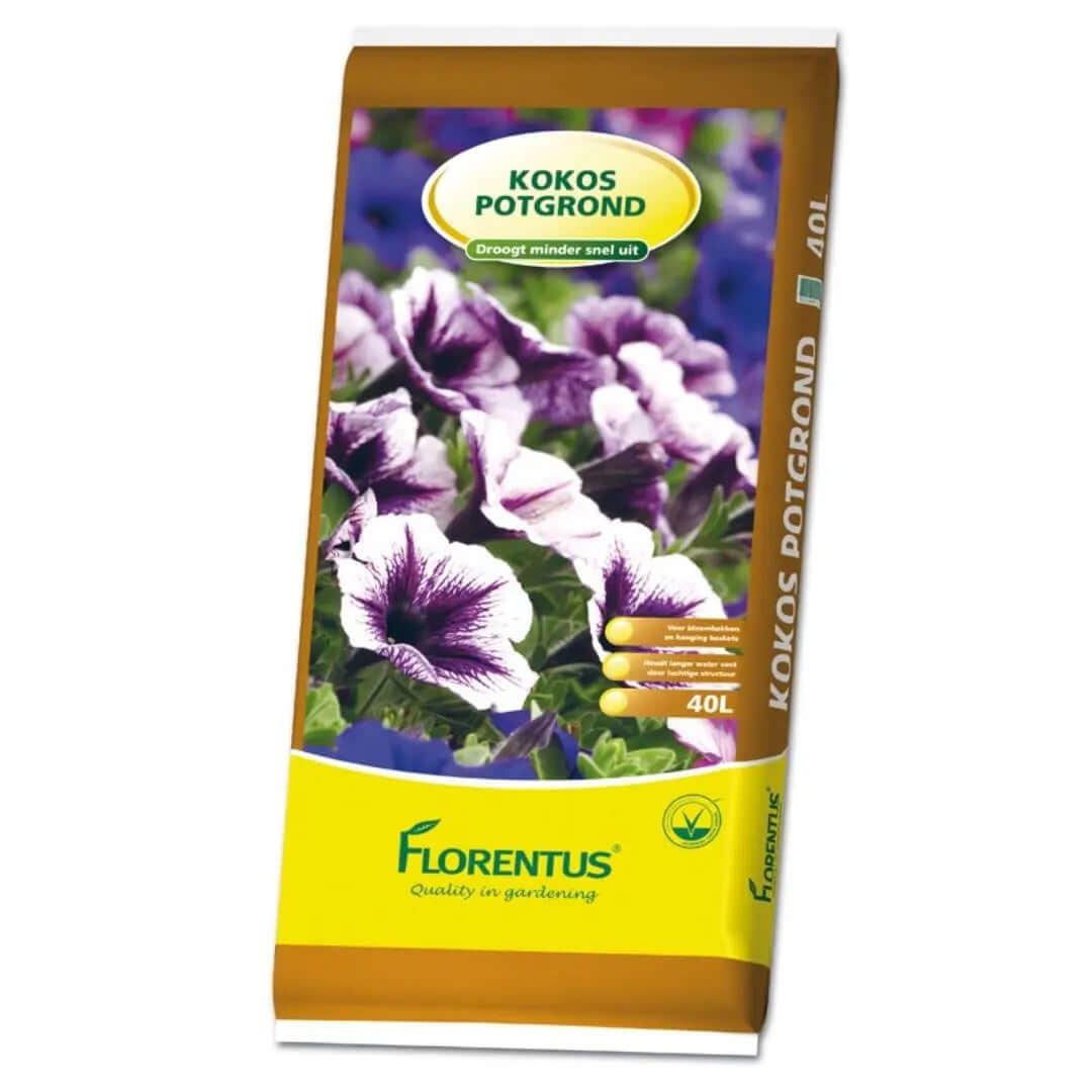 Kokospotgrond (60 zakken van 40L) Florentus
