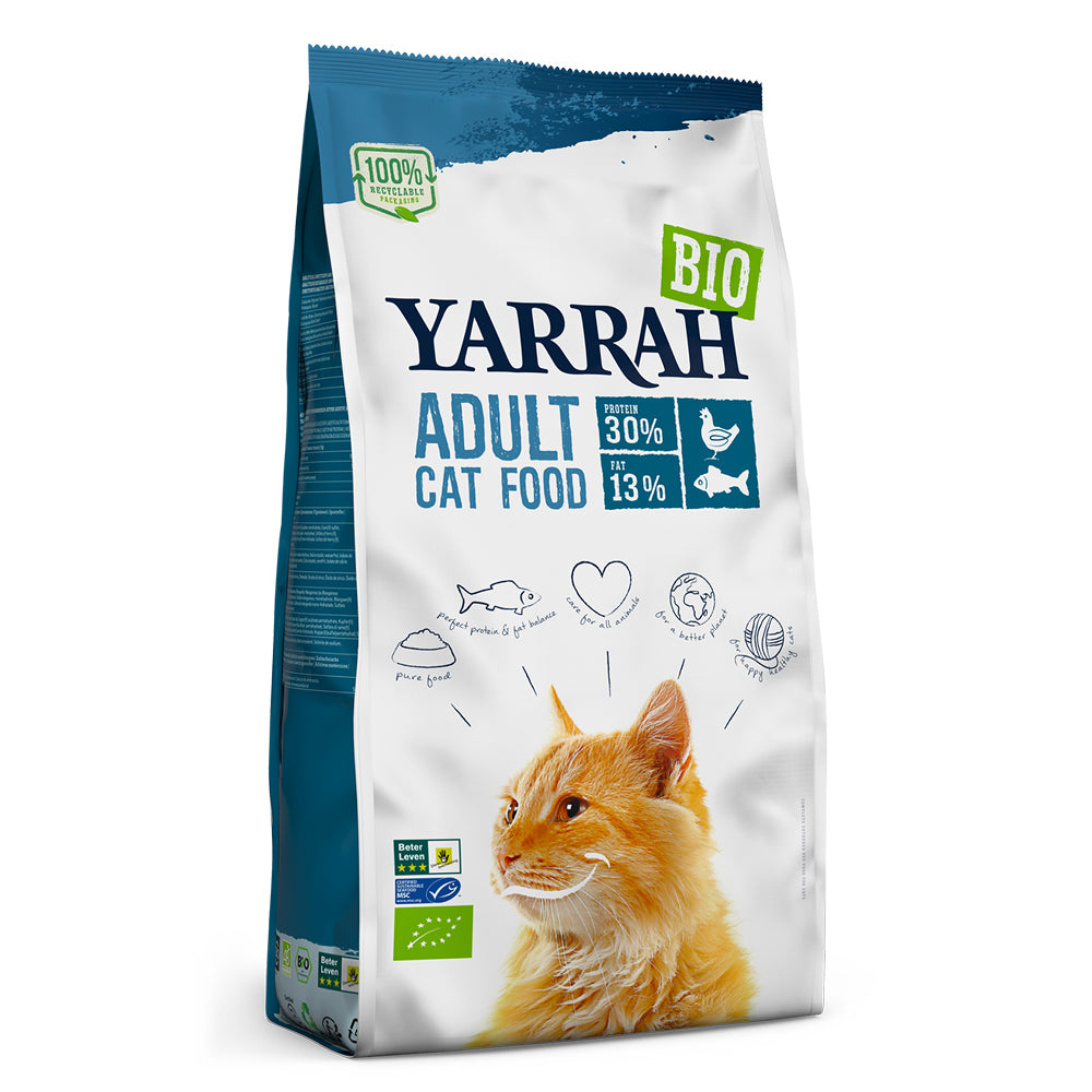 Yarrah cat bio dry kip&vis 6kg