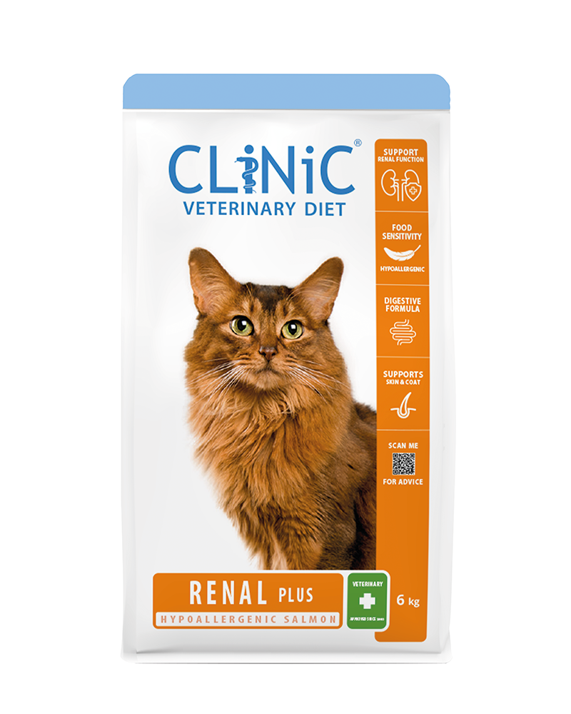 CliNiC Veterinary Diet cat renal plus zalm 6kg