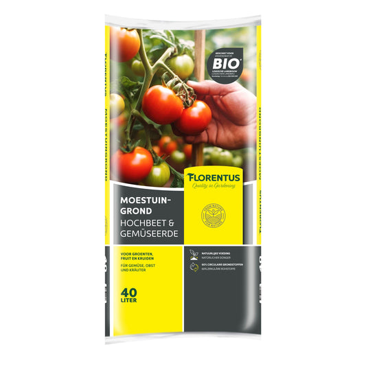 Biologische potgrond voor de moestuin